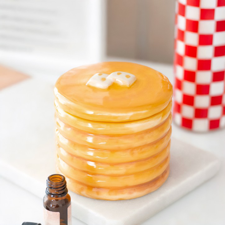 Brûle-parfum en céramique - Pancakes