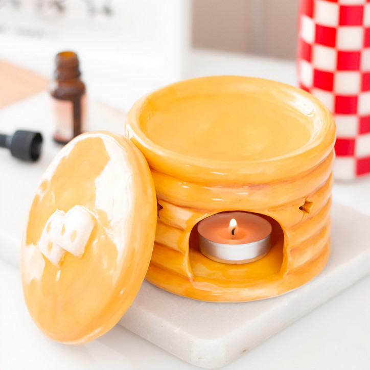 Brûle-parfum en céramique - Pancakes