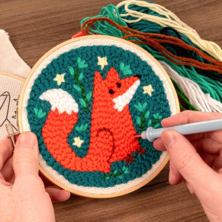 Mini punch needle kit - Fox