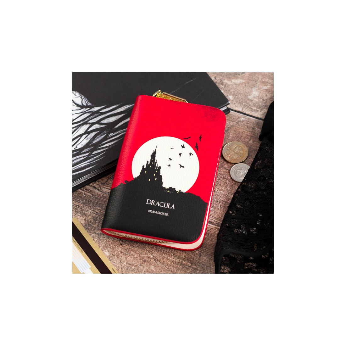 Porte-feuilles livre - Dracula