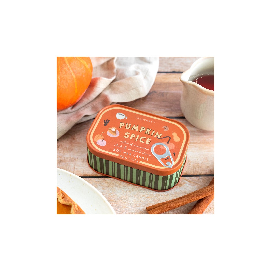 Bougie parfumée Bistro (conserve) - Citrouille épicée