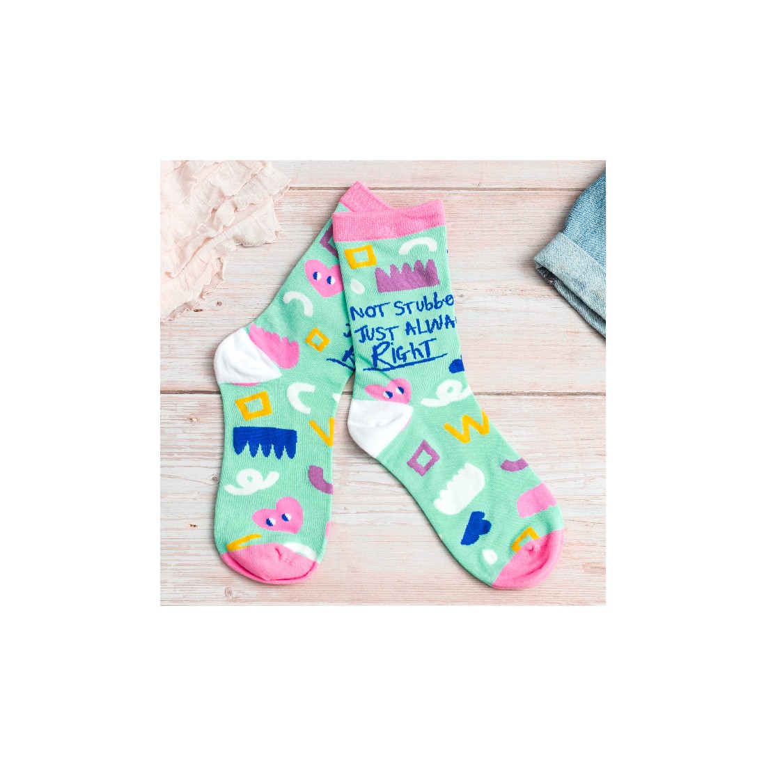 Paire de chaussettes - Not stubborn