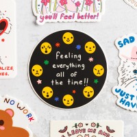 Grand sticker - Feeling everything - Tender ghost