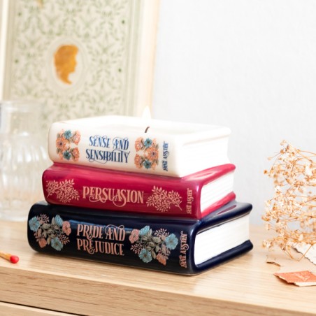 Bougie parfumée livres en céramique - Jane Austen