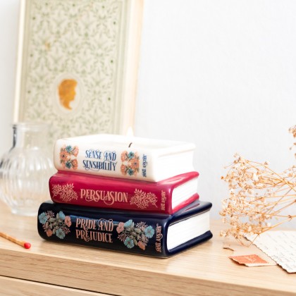 Bougie parfumée livres en céramique - Jane Austen