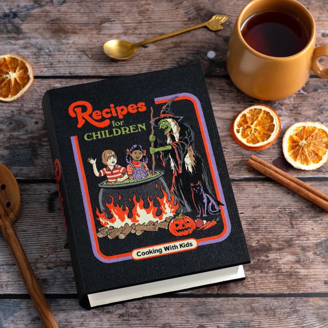 Boîte de rangement livre - Recipes for children - Steven Rhodes