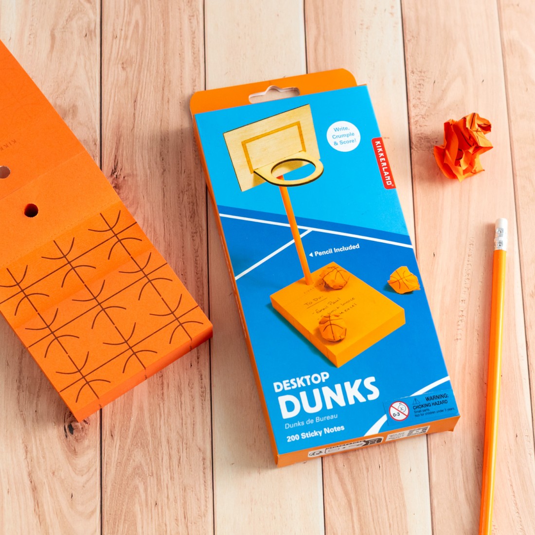Bloc-notes panier de basket - Desktop dunks