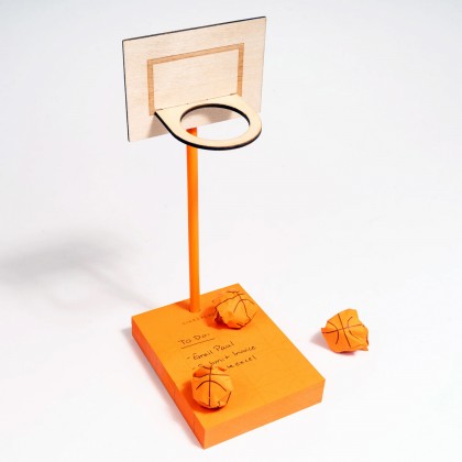 Bloc-notes panier de basket - Desktop dunks