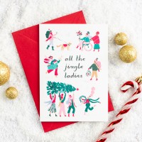 Carte de Noël - All the jingle ladies - Sister paper co
