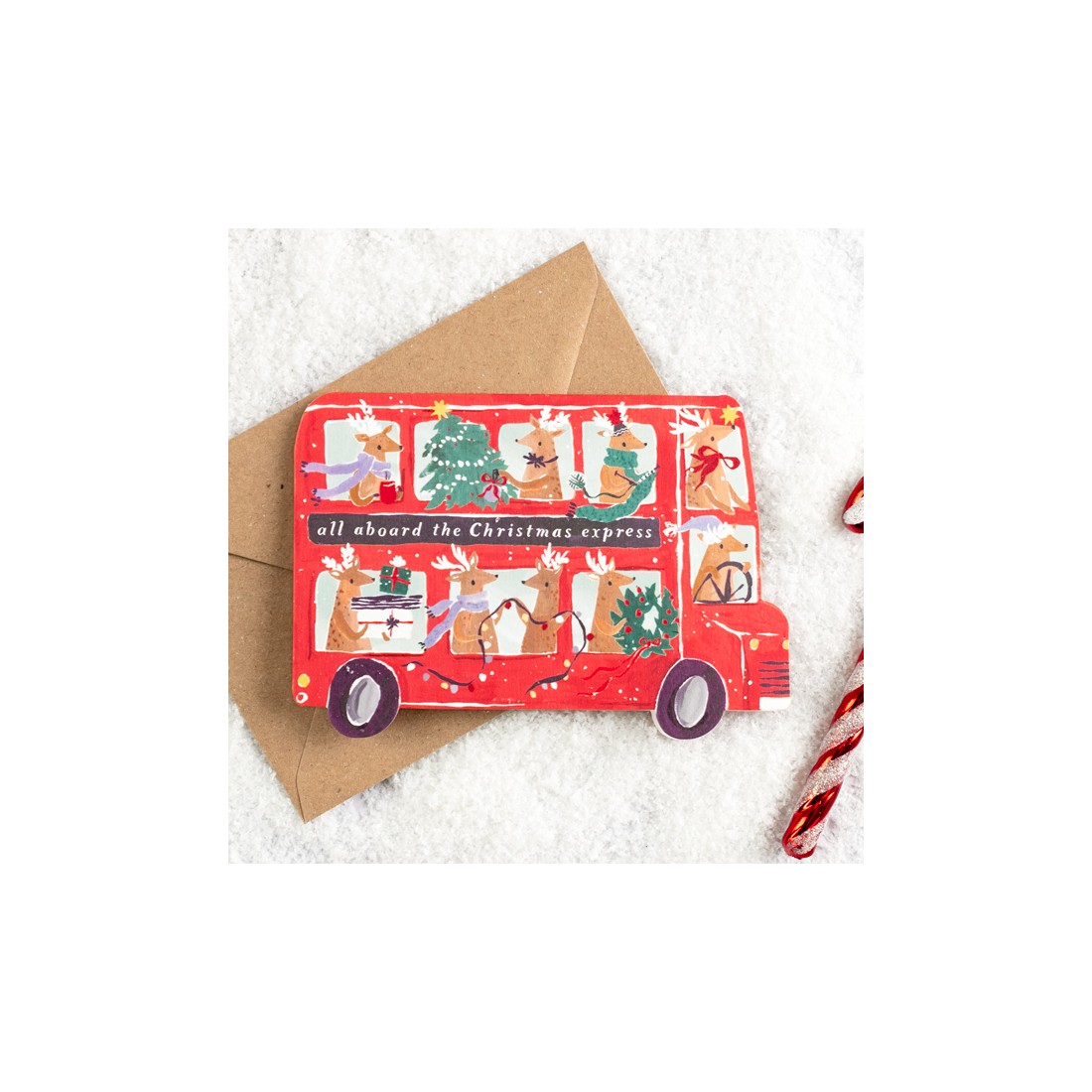Carte de Noël - The Christmas express