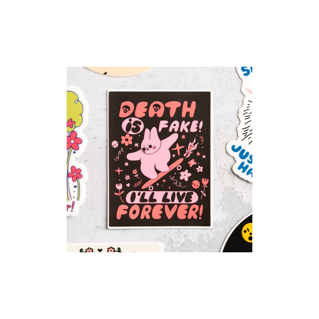 Grand sticker - Death is fake