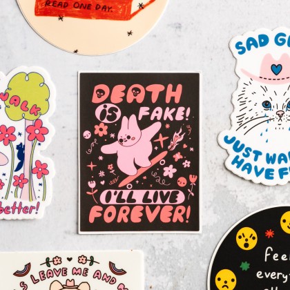 Grand sticker - Death is fake