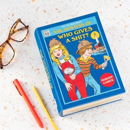 Book shaped storage box - Who gives a shit?