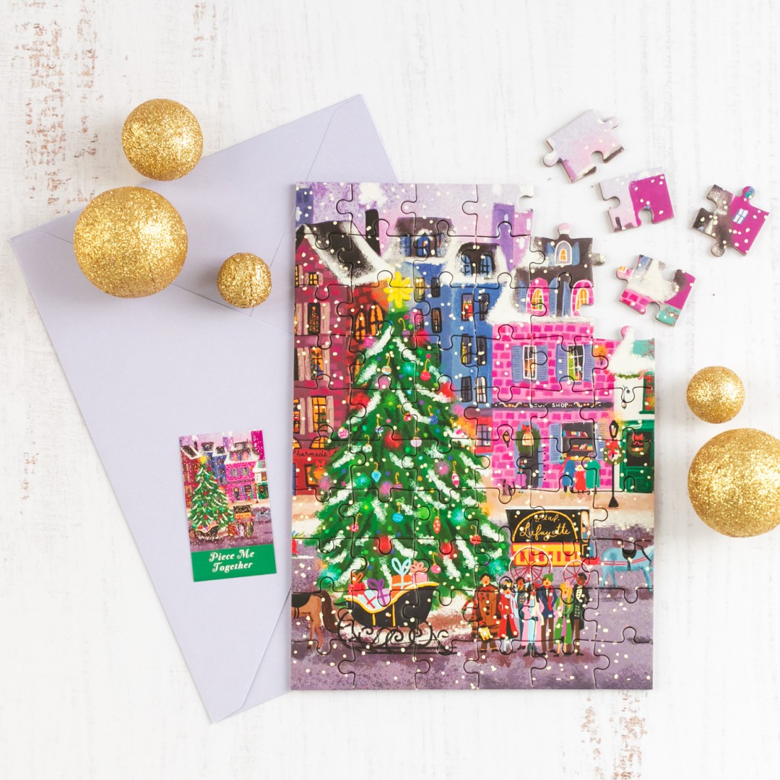 Carte de Noël / puzzle - Christmas greetings