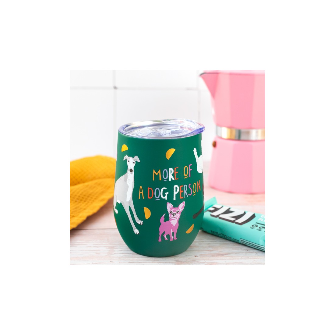 Tasse à emporter - More of a dog person
