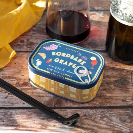 Bougie parfumée Bistro (conserve) - Bordeaux grape
