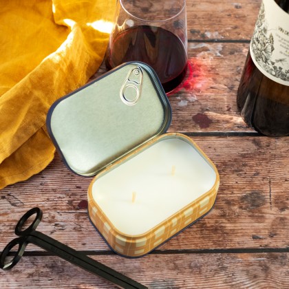 Bougie parfumée Bistro (conserve) - Bordeaux grape
