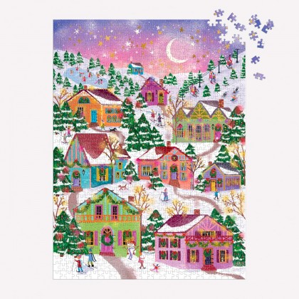 Puzzle Galison - Snowcap village