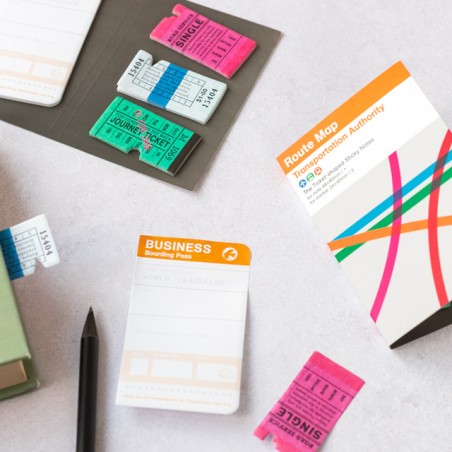 Set de notes adhésives et onglets - Route map
