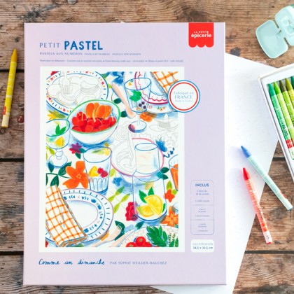 Coffret pastel au numéro - Comme un dimanche