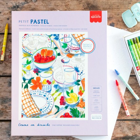 Coffret pastel au numéro - Comme un dimanche