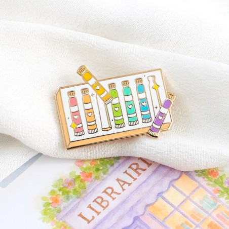 Enamel pin - Pastel paint set