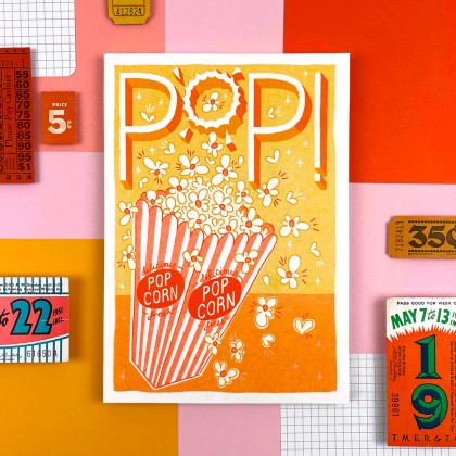 Affiche risographie - Pop