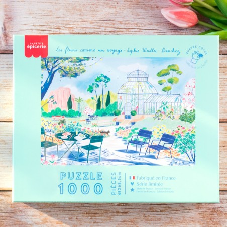 Puzzle La Petite Epicerie - Les fleurs comme un voyage