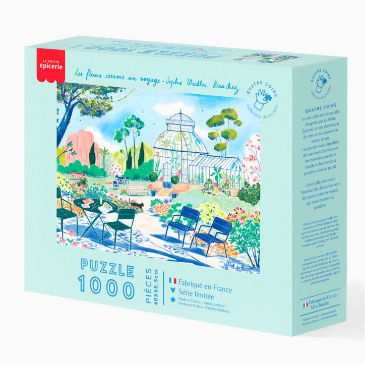 Puzzle La Petite Epicerie - Les fleurs comme un voyage