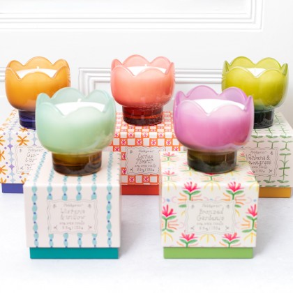 Tulip scented candle - Verbena and lemongrass