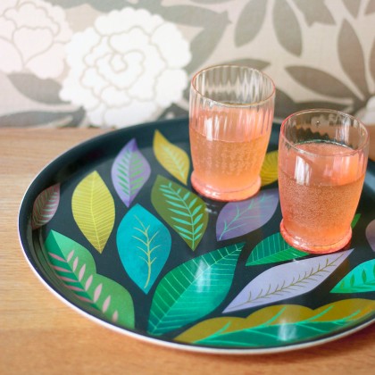 Plateau en bouleau Mini Labo - Feuillage