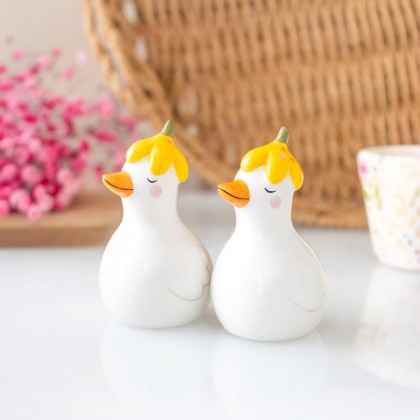 Salière et poivrière - Canards