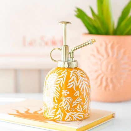 Brumisateur pour plantes en cramique feuilles Summer leaves