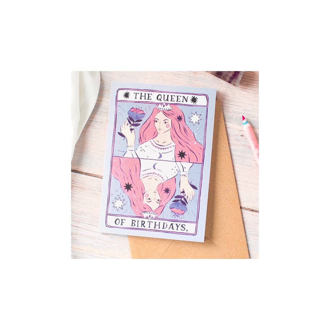 Carte Tarot - The queen of birthdays