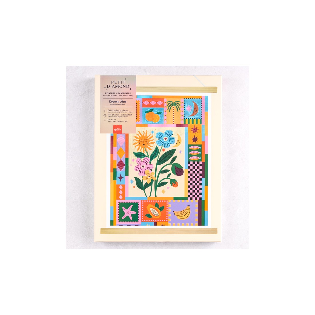 Kit de diamond painting Petit diamond - Cosmo sun