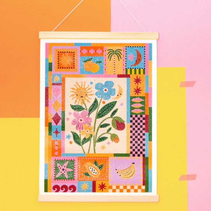 Kit de diamond painting Petit diamond - Cosmo sun