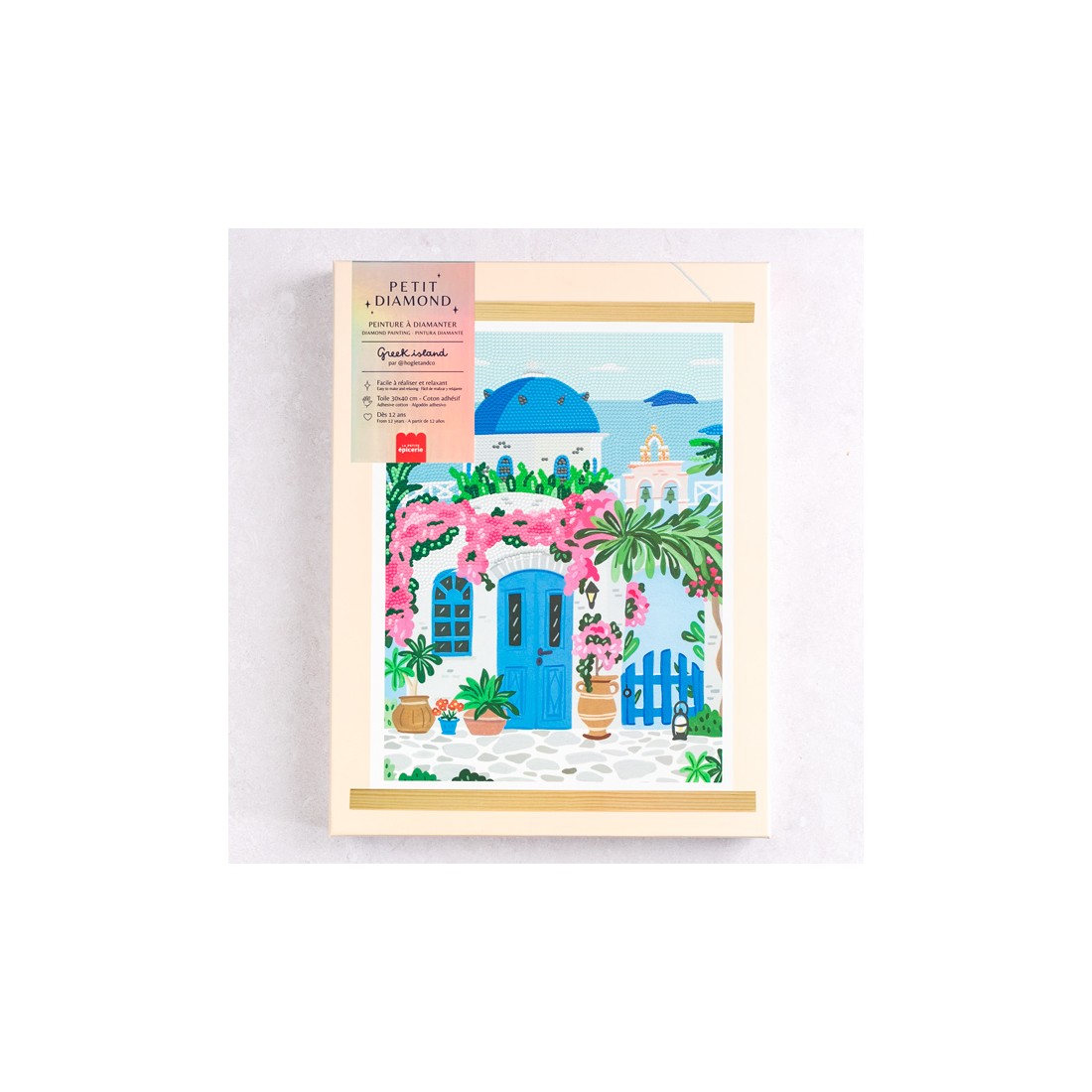 Kit de diamond painting Petit diamond - Greek island