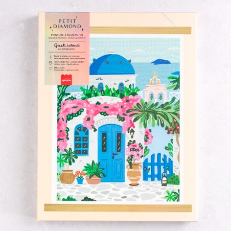 Kit de diamond painting Petit diamond - Greek island