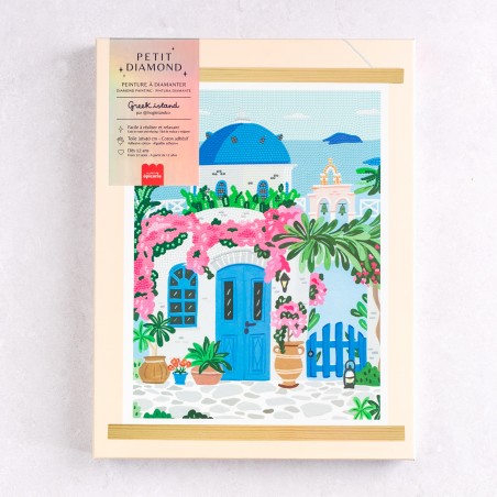 Kit de diamond painting Petit diamond - Greek island