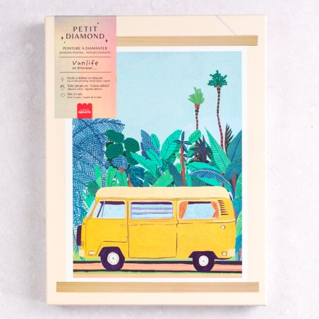 Kit de diamond painting Petit diamond - Van life