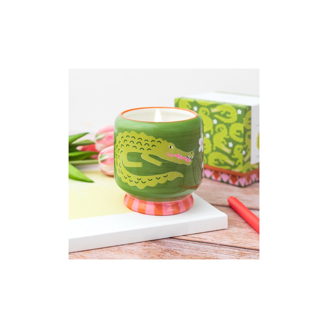 Bougie parfumée Adopo - Crocodile