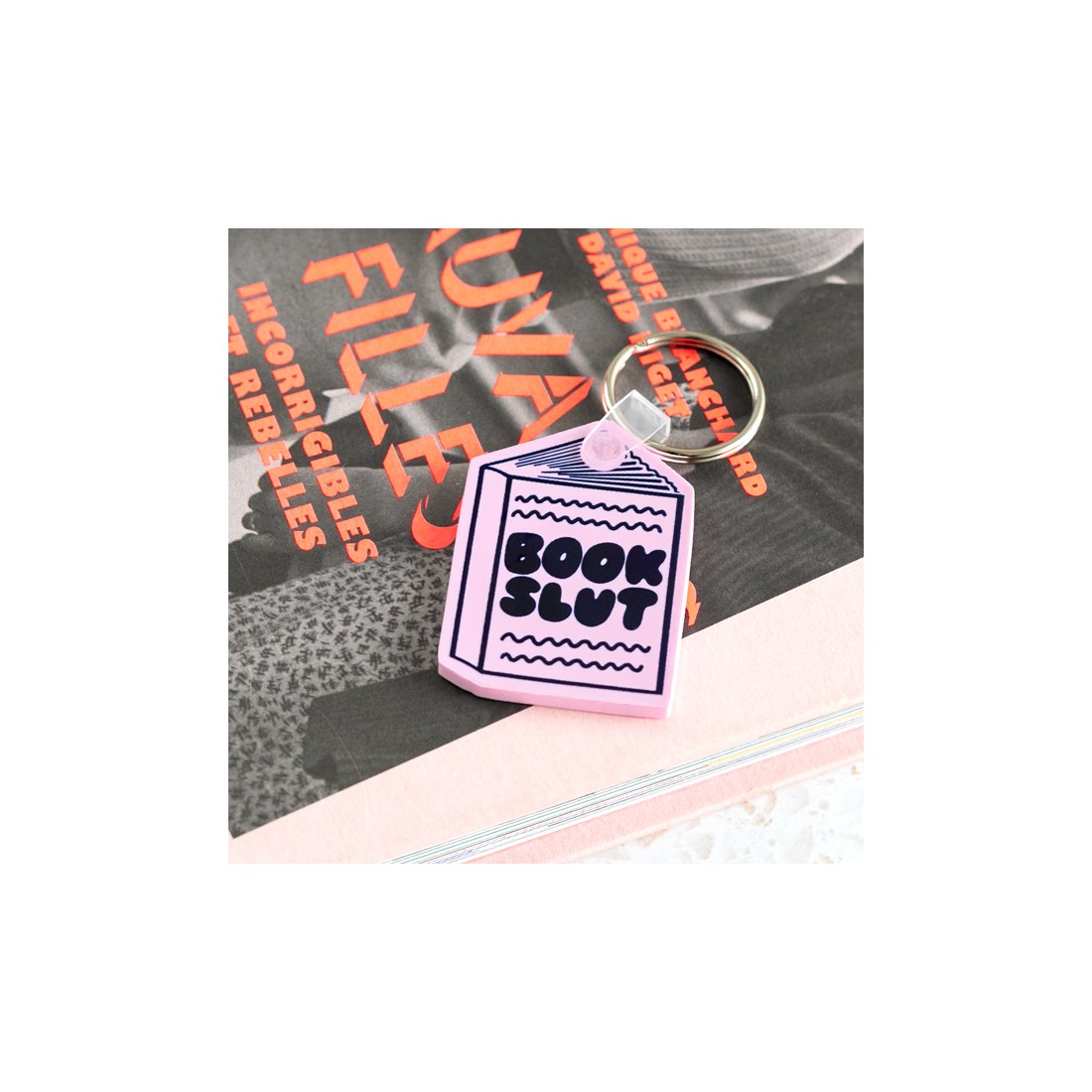 Porte-clés - Book slut