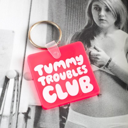 Keyring - Tummy troubles club