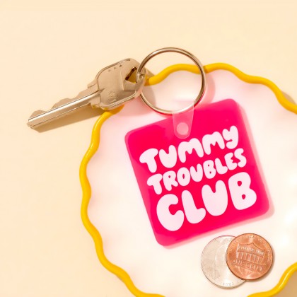 Keyring - Tummy troubles club