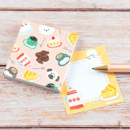 Mini notepad - Memopad (Cafe doggie)