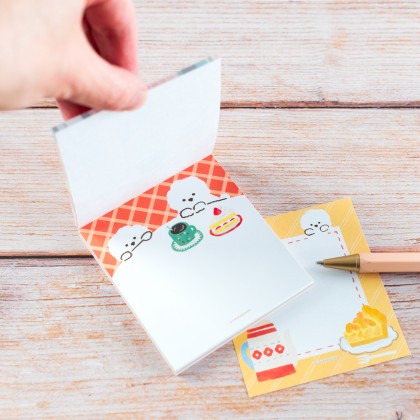 Mini notepad - Memopad (Cafe doggie)