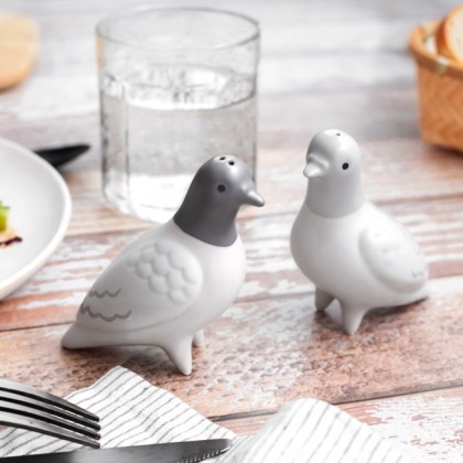 Salière et poivrière - Pigeons