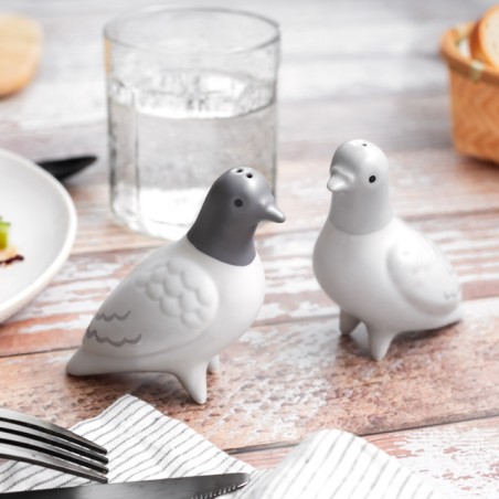 Salière et poivrière - Pigeons