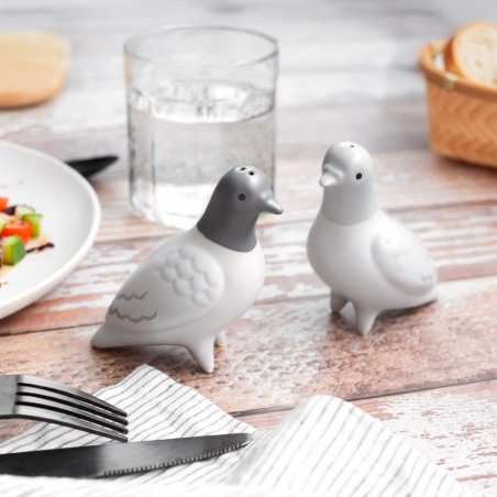 Salière et poivrière - Pigeons