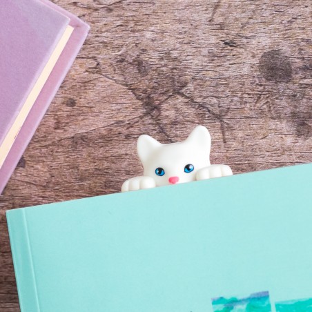 Bookmark - White cat